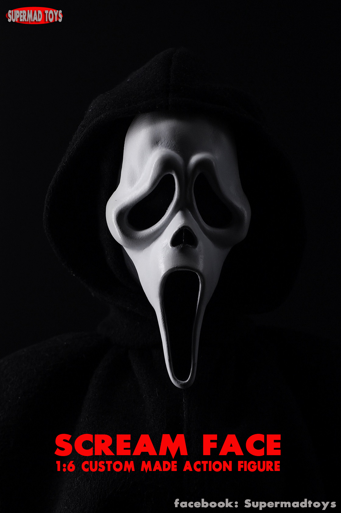 SUPERMAD TOYS 1/6 SCREAM FACE