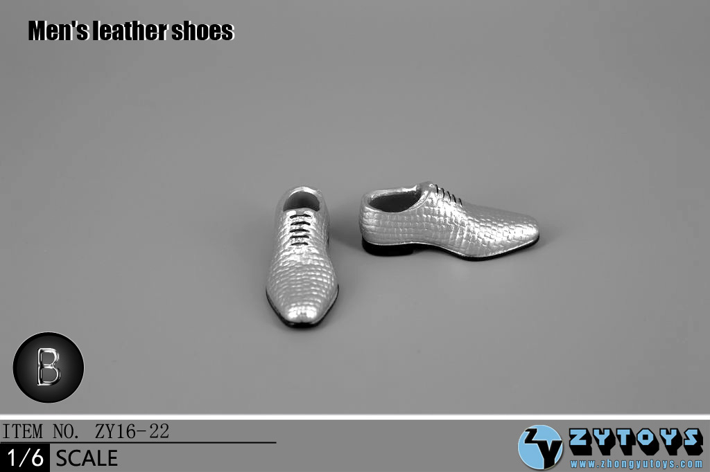 ZY Toys ZY16-23A Men's Leather Boots Black