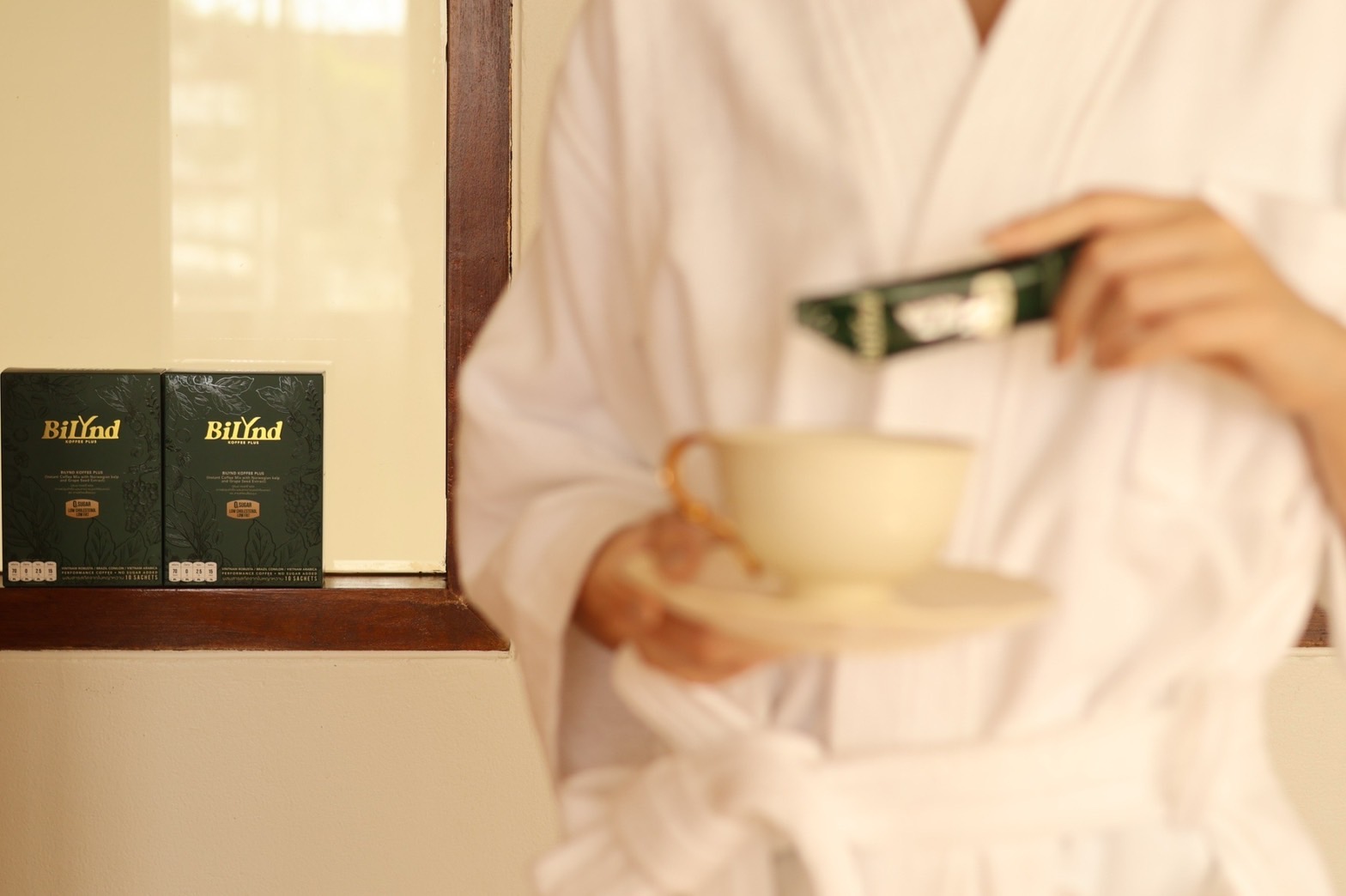 BiLynD Koffee กาแฟแท้ สูตรหญ้าหวาน สำหรับคอกาแฟแท้ และคนรักสุขภาพ ชิ้น