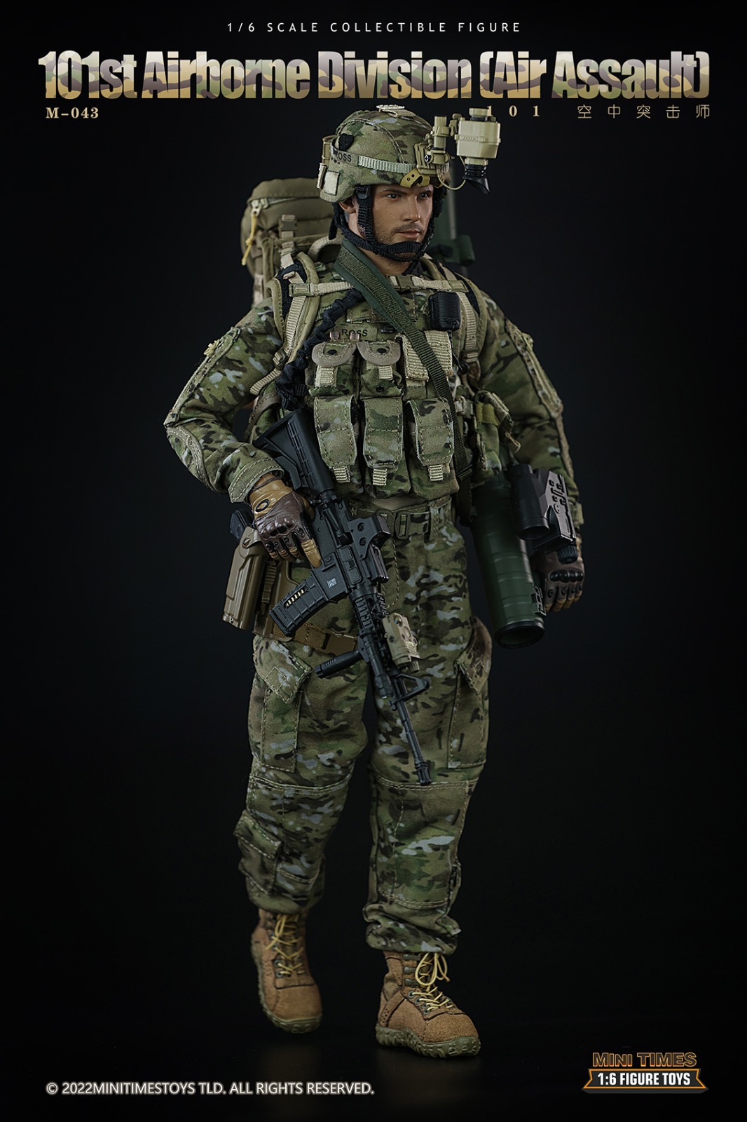 MINI TIME MT-M043 1/6 101st Airborne Division Air (Assault)