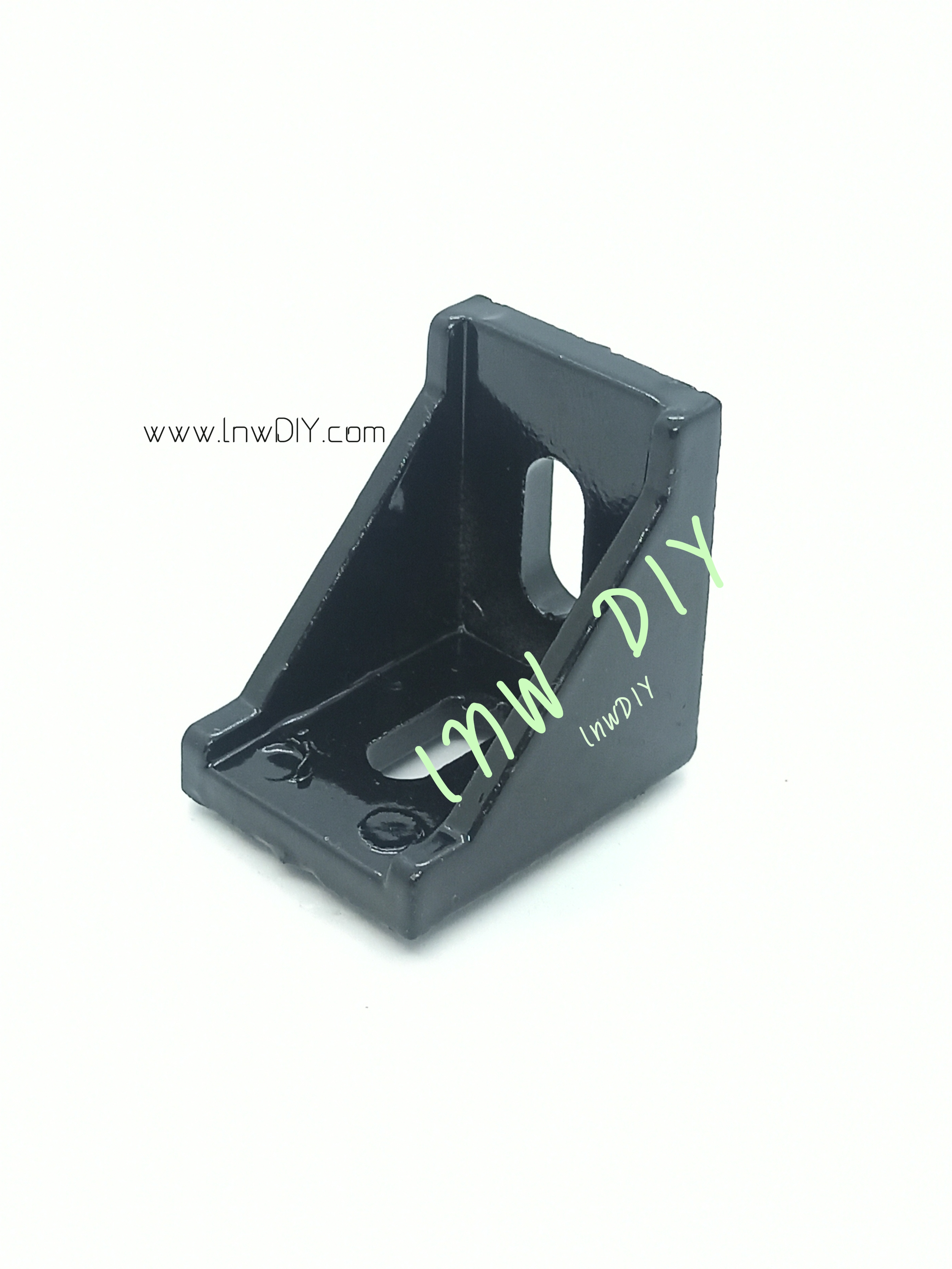 Bracket D20 Black สำหรับอลูมิเนียมโปรไฟล์ Series 20