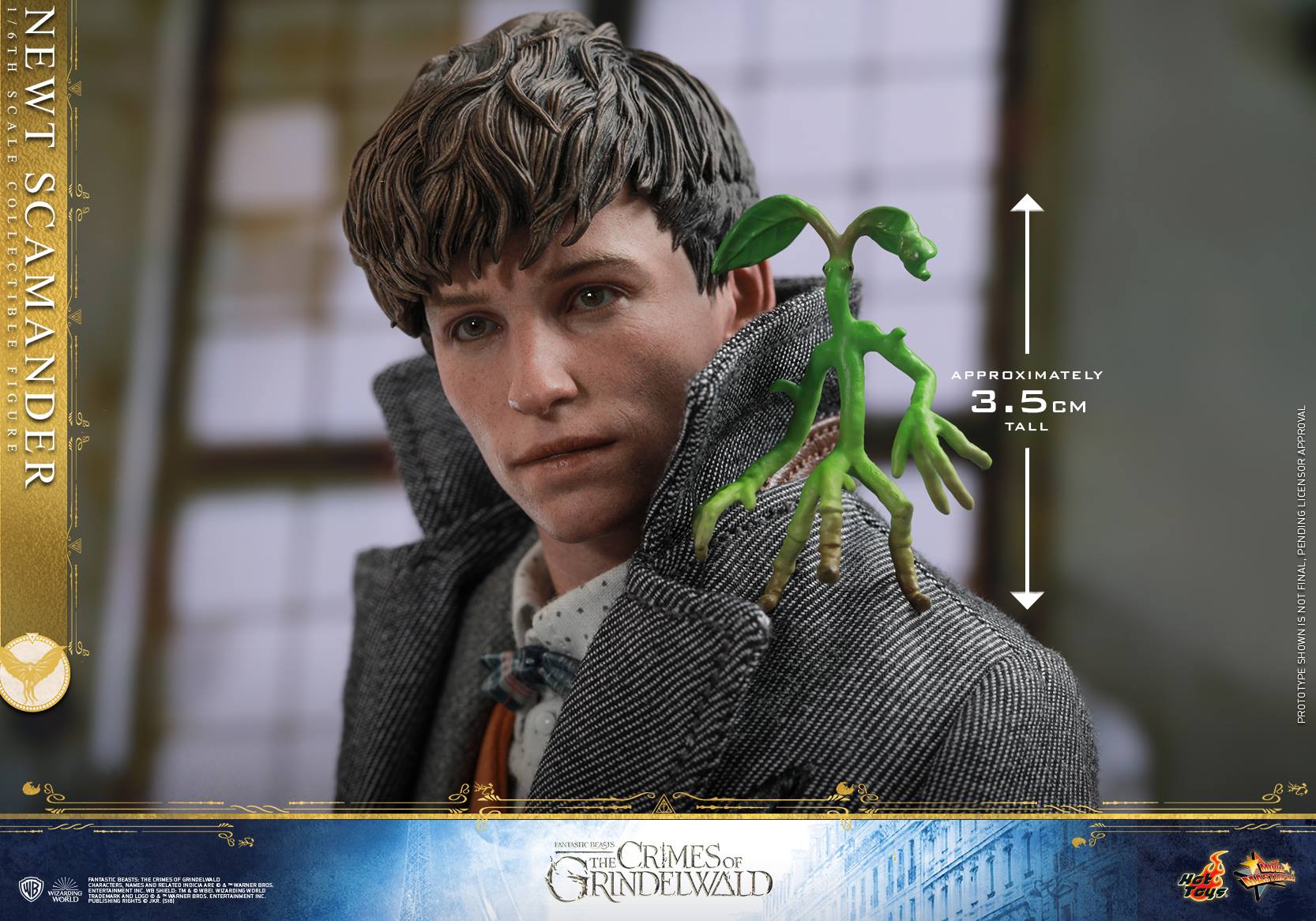 Hot Toys MMS512B FANTASTIC BEASTS: THE CRIMES OF GRINDELWALD - NEWT SCAMANDER (SE)