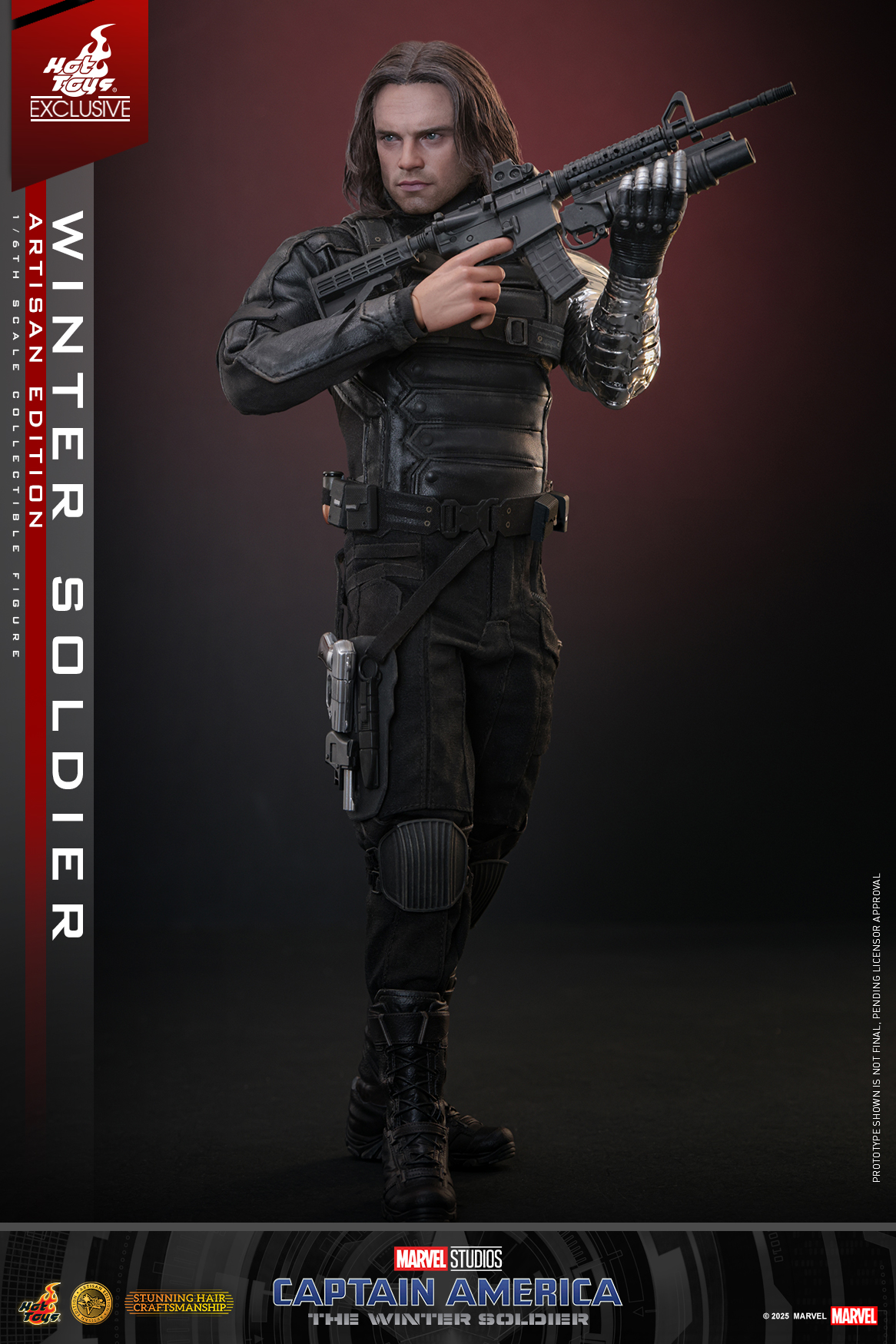 Hot Toys MMS790AEB Captain America: The Winter Soldier - Winter Soldier (Artisan Edition) (Special Edition) [Hot Toys Exclusive]