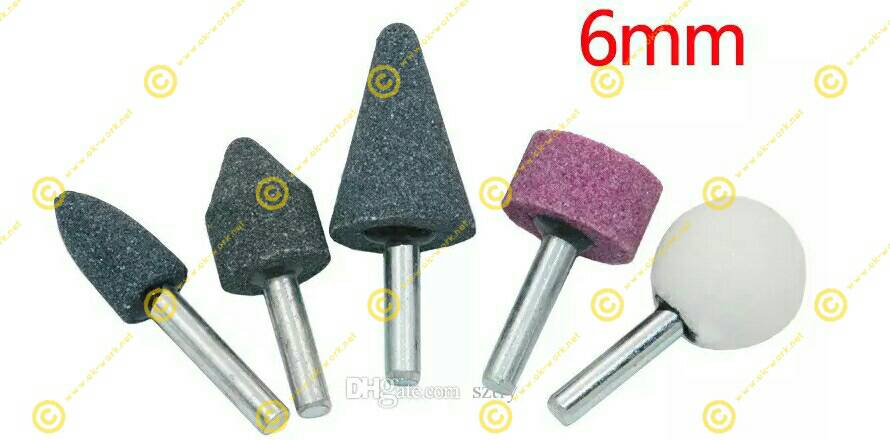 DG20 ชุดหินเจียรอมยิ้ม แกน 6 มิล 5 ดอก