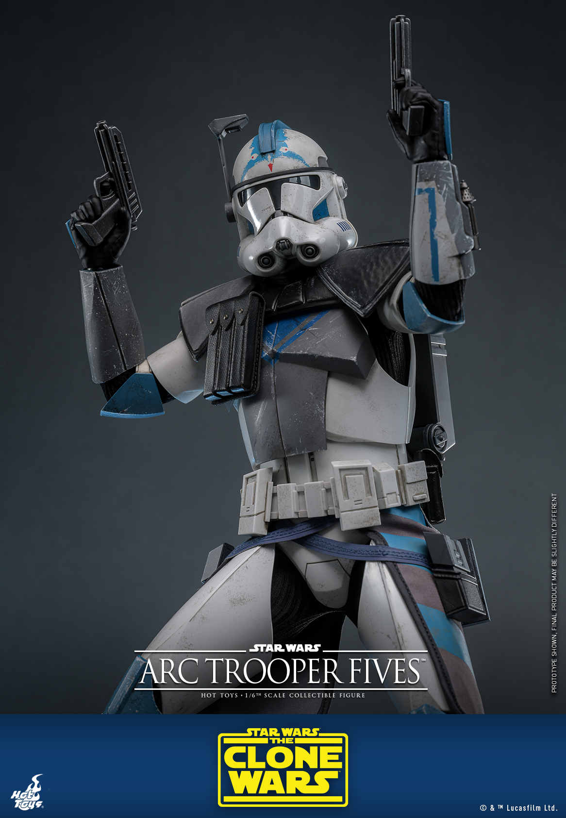 Hot Toys TMS132 Star Wars: The Clone Wars - Arc Trooper Fives