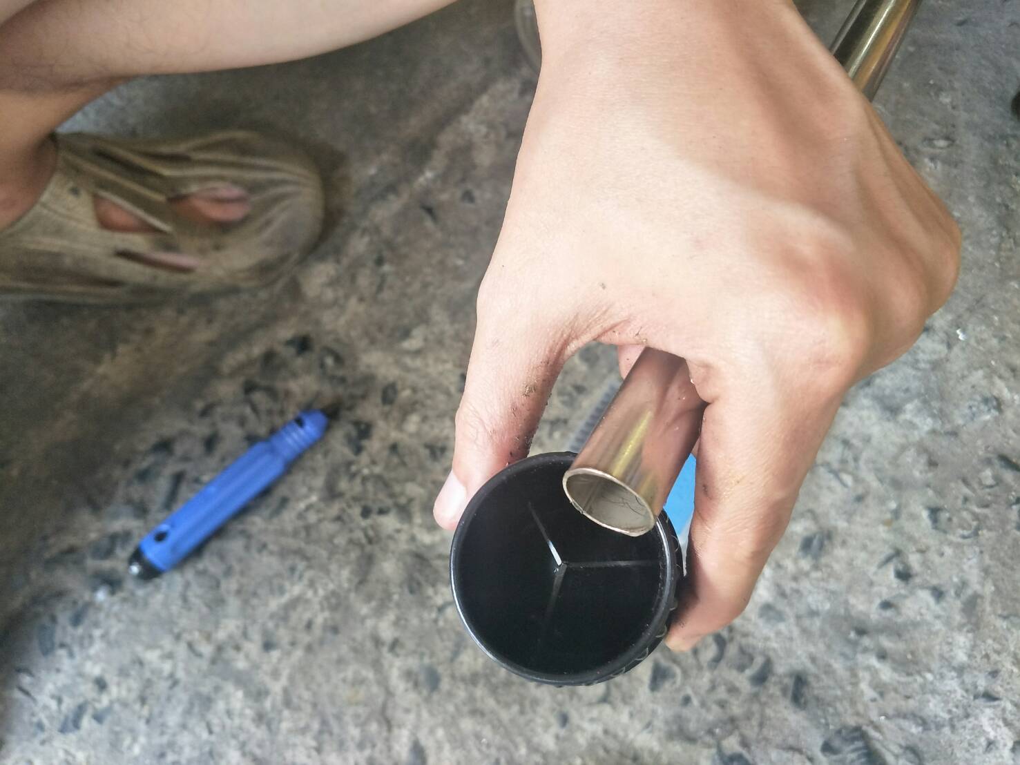 DC08 ชุดลบคมท่อ ลบคมขอบ 2 IN 1