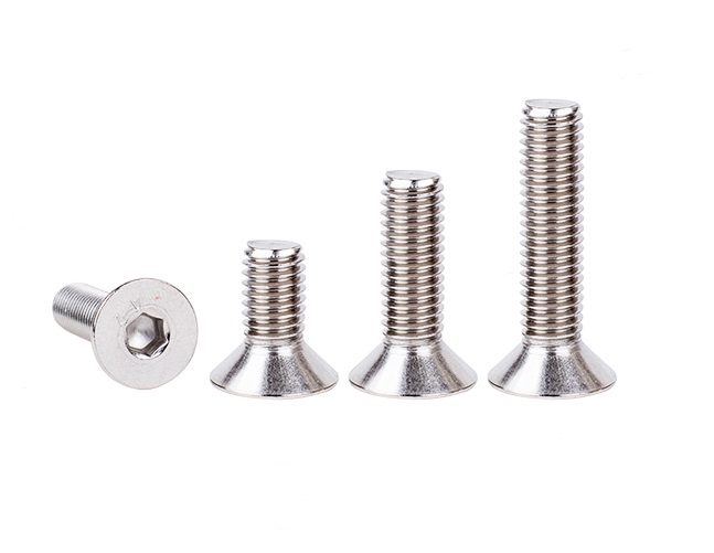สกรูหัว เทเปอร์ Screw Flat M8 ยาว 16mm. สแตนเลส 304