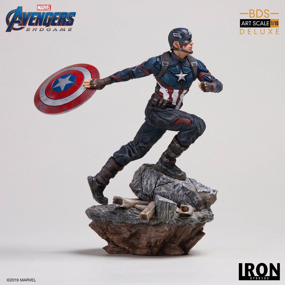 Iron Studios Deluxe BDS Art Scale 1/10 Avengers: Endgame - Captain America