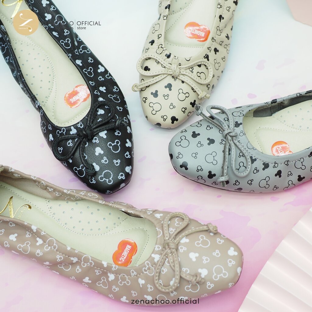 ทรงปกติ สินค้าลดราคา ไม่รับเปลี่ยน-คืน ทุกกรณึ Zenacho รุ่น Minna หนังแกะนิ่ม มีหลายสีให้เลือก