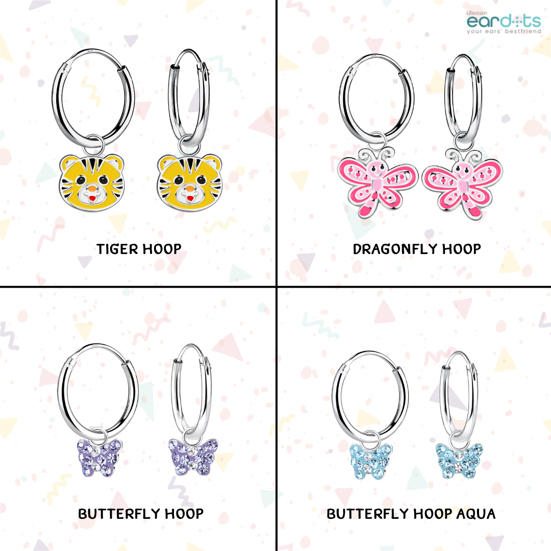 “เช็คสินค้าทัก line ก่อนโอนนะคะ”ต่างหูห่วงเงินแท้ 92.5% สำหรับเด็ก ผิวแพ่ง่ายใส่ได้_ES0046