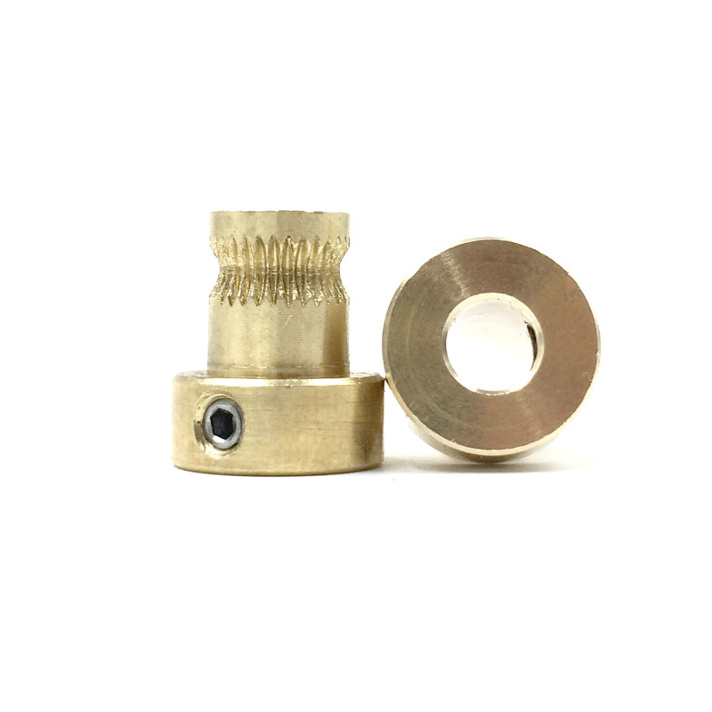 Copper Gear Wheel Extruder Pulley 5mm