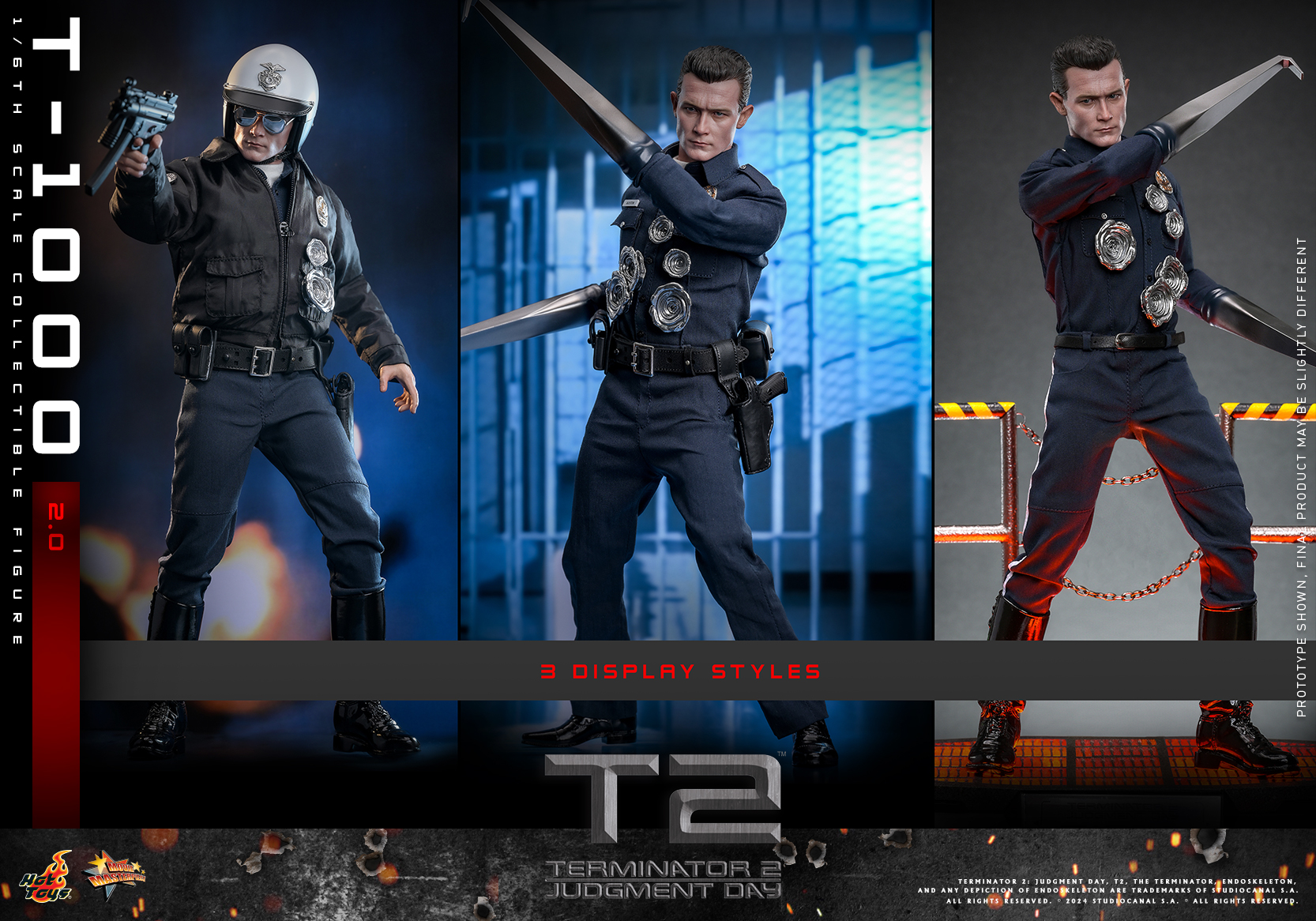 Hot Toys MMS774 Terminator 2: Judgment Day - T-1000 (2.0)