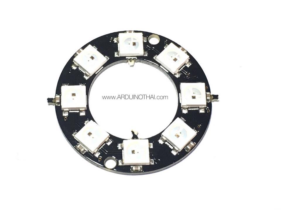 8xWS2812 5050 RGB LED RING(วงแหวน RGB LED 8ดวง)