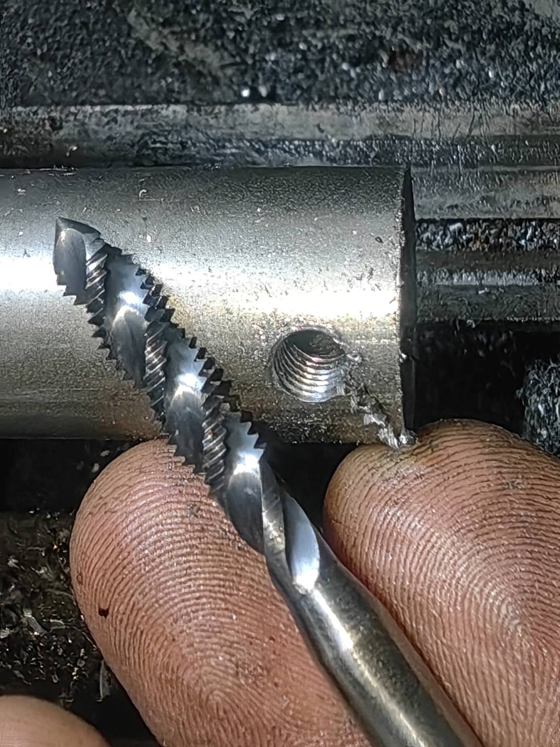 SC08 ดอกต๊าปเครื่อง M2-M16 คุณภาพสูงคมนาน HSS Co สำหรับ เหล้กแข็ง สเตสเลส เหล็กหัวแดง หัวฟ้า