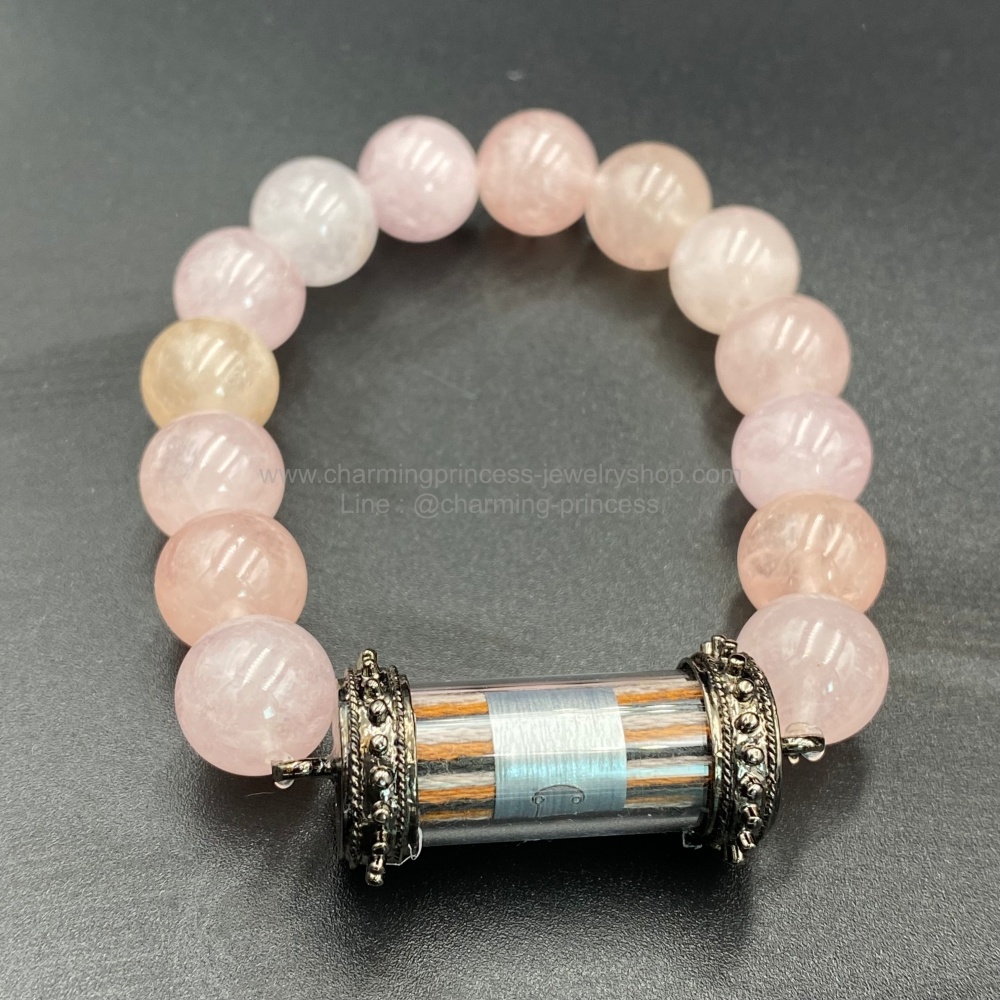 ตะกรุดเฮงล่ำซำ รวยโชคลาภ รวยวาสนา หลวงพ่อวีระ วัดหอมศีล ร้อยพร้อม Morganite มอร์แกไนท์ เกรด AAA 12 มม รักที่ไม่มีเงื่อนไข *เป็นความเชื่อส่วนบุคคล โปรดใช้วิจารณญาณในการอ่าน*