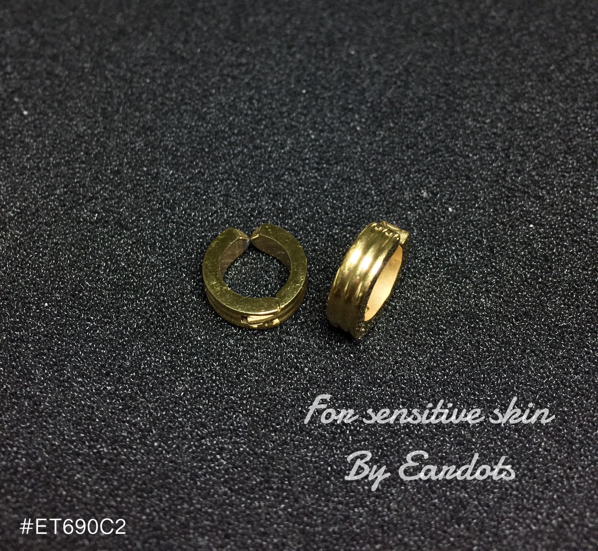 ต่างหูหนีบ หนีบได้ทุกตำแหน่งของใบหู Cilp Titanium ไม่เจาะหูก็สวยได้ (ราคา/คู่)_EC690