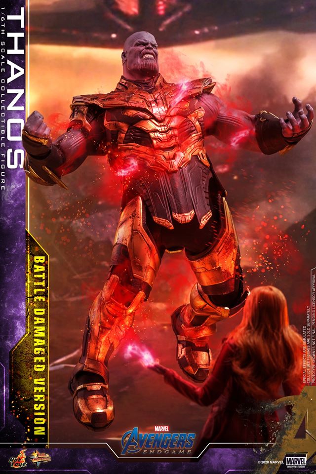 Hot Toys MMS564 Avengers: Endgame 1/6 Thanos (Battle Damaged Version) (16)