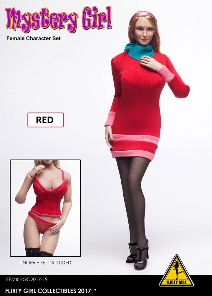 FLIRTY GIRL COLLECTIBLES 1/6 FGC2017-16 ,18 ,19 "MYSTERY GIRL" Female Character Set