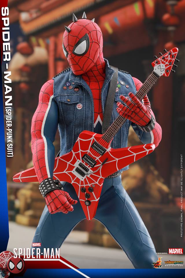 Hot Toys VGM32 MARVEL'S SPIDER-MAN - SPIDER-MAN (SPIDER-PUNK SUIT)