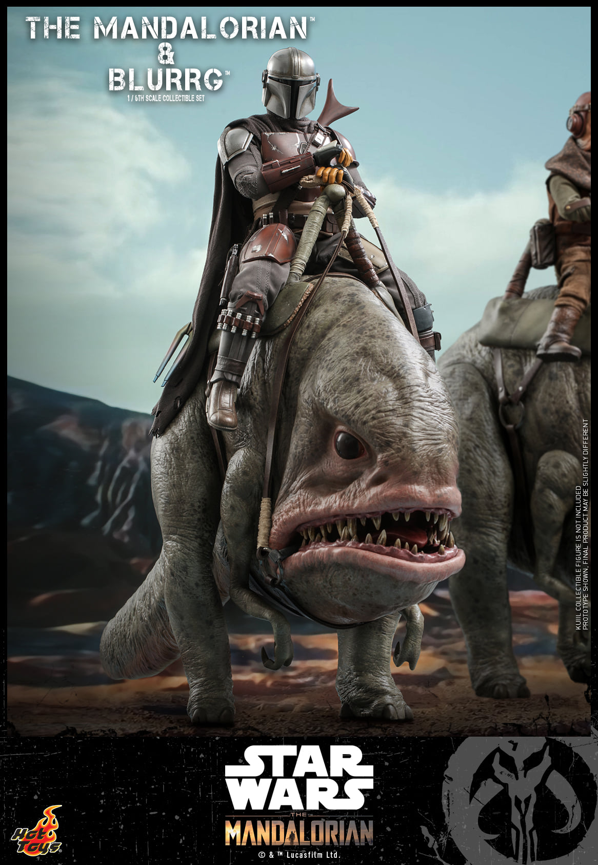 Hot Toys TMS046 1/6 Star Wars: The Mandalorian™ - Mandalorian™ & Blurrg™
