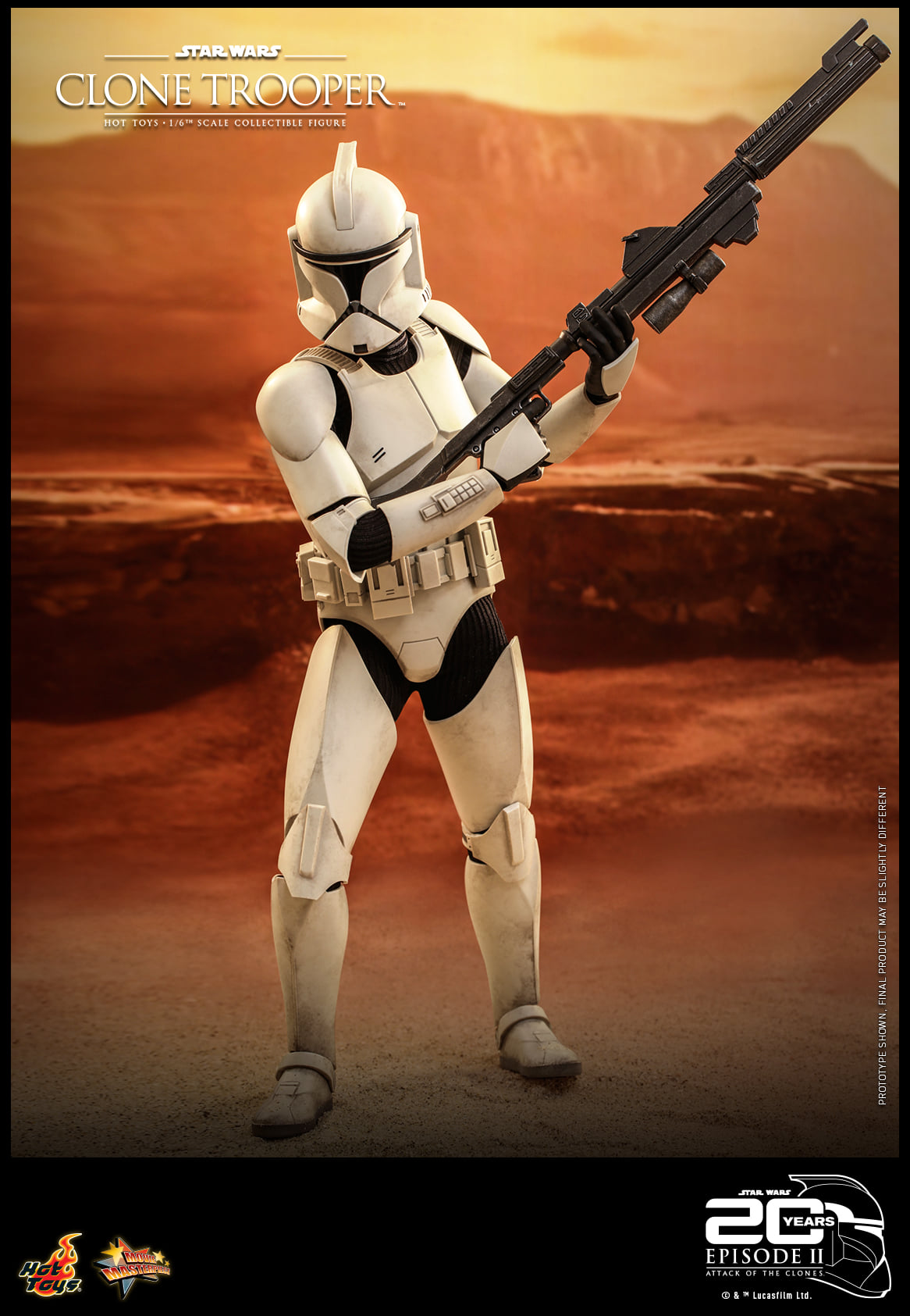 Hot Toys MMS647 1/6 Star Wars Episode II: Attack of the Clones™ - Clone Trooper™