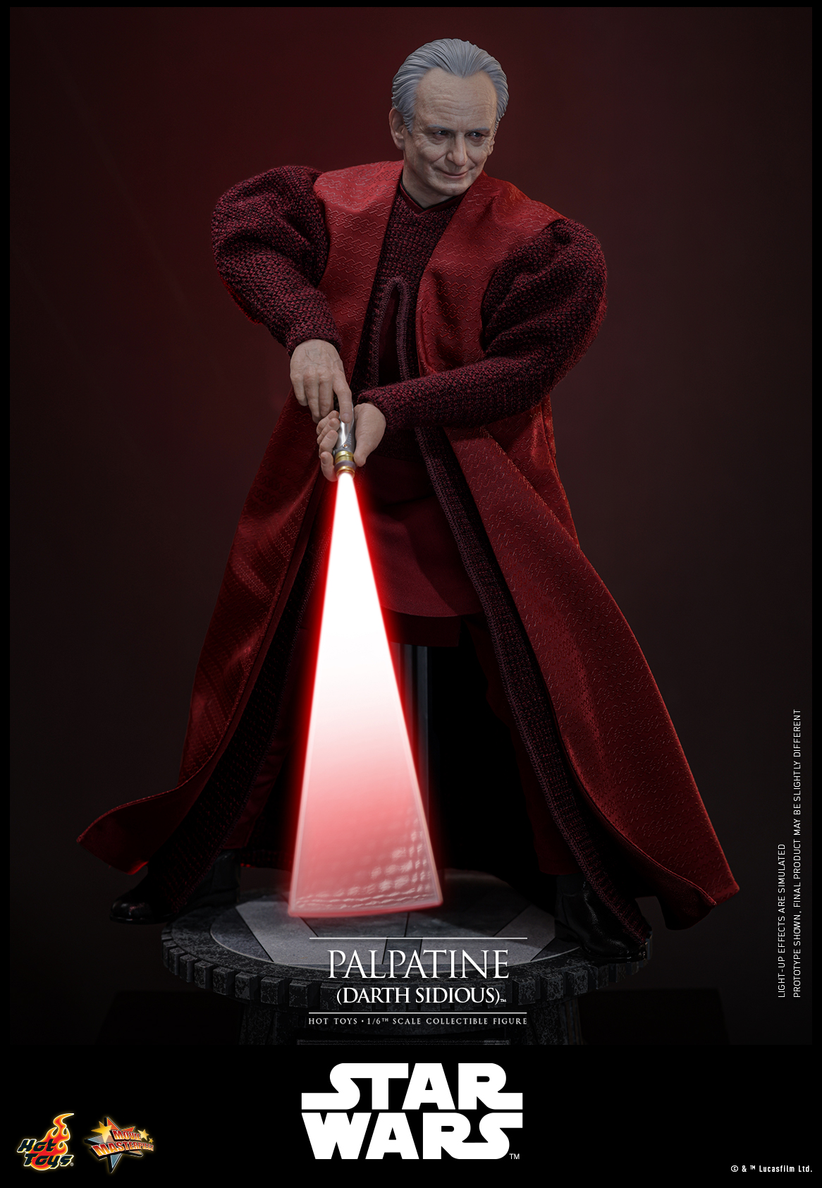 Hot Toys MMS805 Star Wars: Episode III – Revenge of the Sith - Palpatine (Darth Sidious)