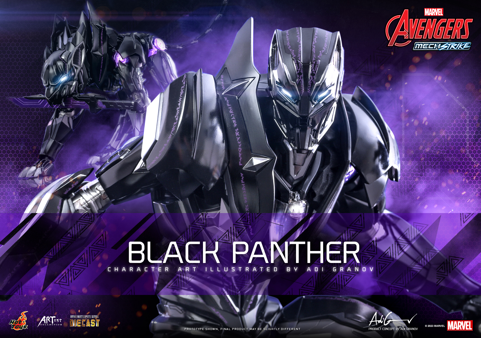 Hot Toys AC05D55 1/6 Marvel’s Avengers Mech Strike - Black Panther