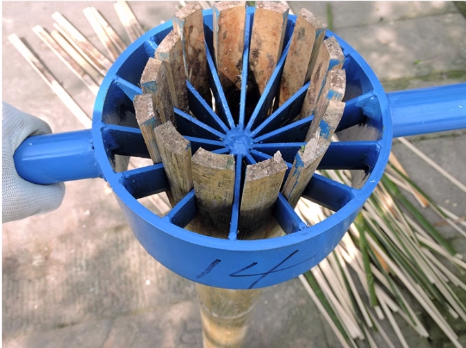 OT167 จำปาผ่าไม้ไผ่ 6 นิ้ว มีดผ่าไม้ไผ่ 4-12 ซี่ ****เลือกขนาดฟันก่อนซื้อ