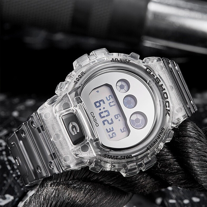 CASIO G-SHOCK รุ่นสีพิเศษ นาฬิกาข้อมือชาย สายเรซิ่น รุ่น DW-6900 DW-6900SK-1A (CMG) DW-6900SK-1A