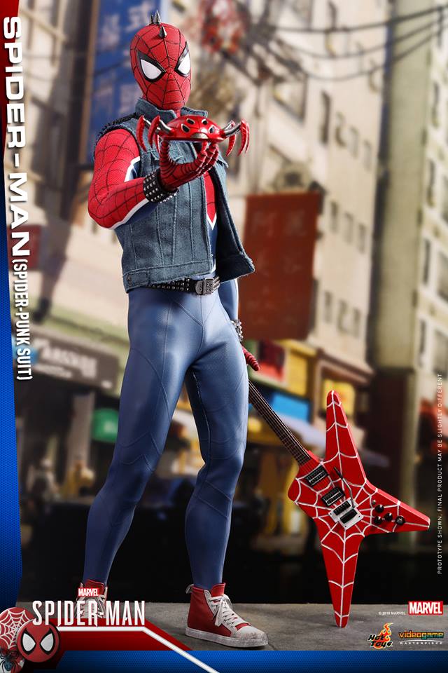 Hot Toys VGM32 MARVEL'S SPIDER-MAN - SPIDER-MAN (SPIDER-PUNK SUIT)