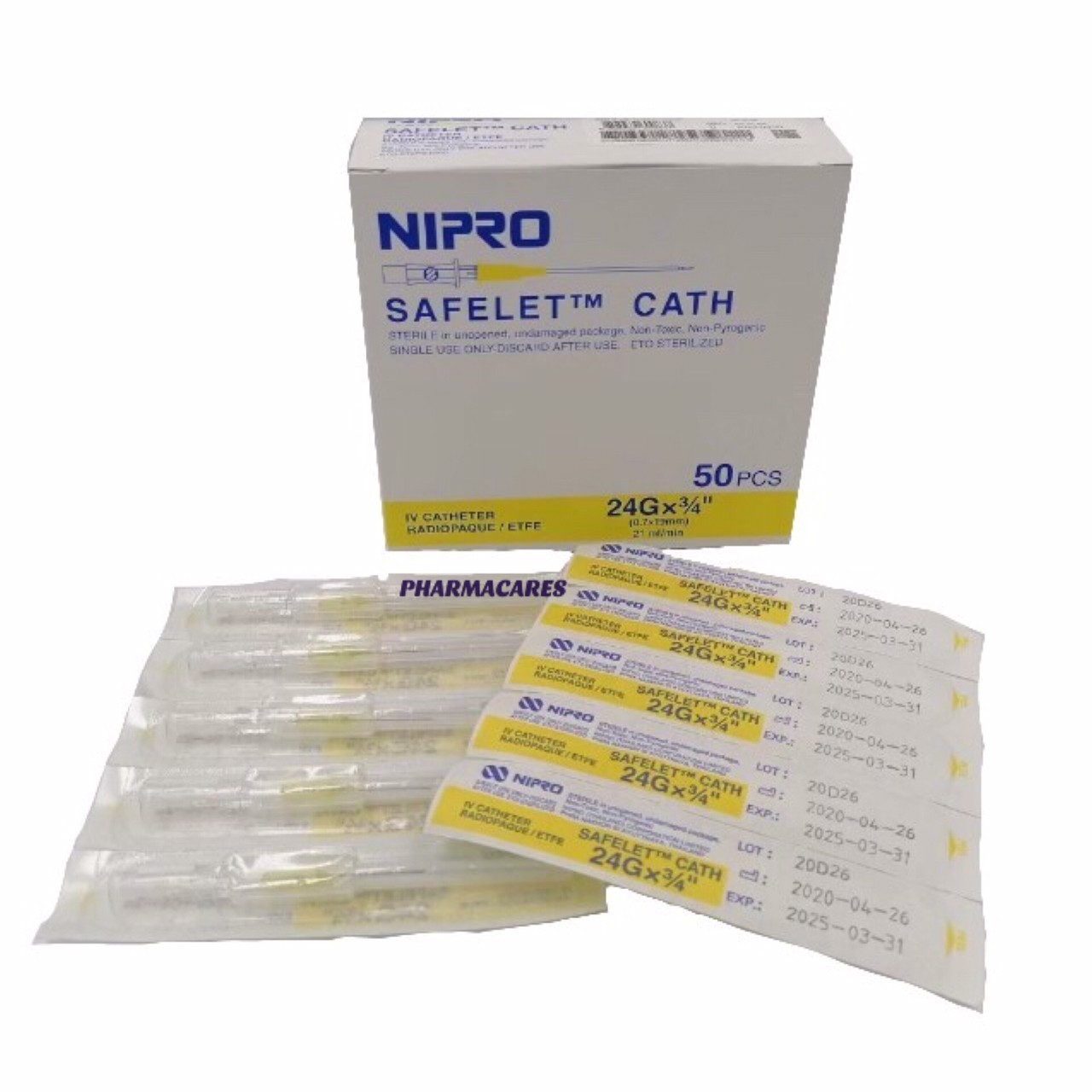 NIPRO SAFELET CATH 24GX3/4 ***ส่งฟรี ถึง 31/10/25