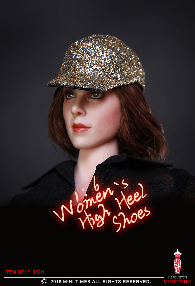 Mini times toys P-002 Sequined gold silk trend cap