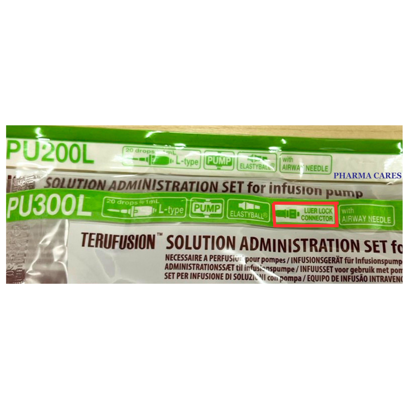 (ยกกล่อง) TERUMO PU300L ชุดให้สารน้ำผ่านเครื่อง