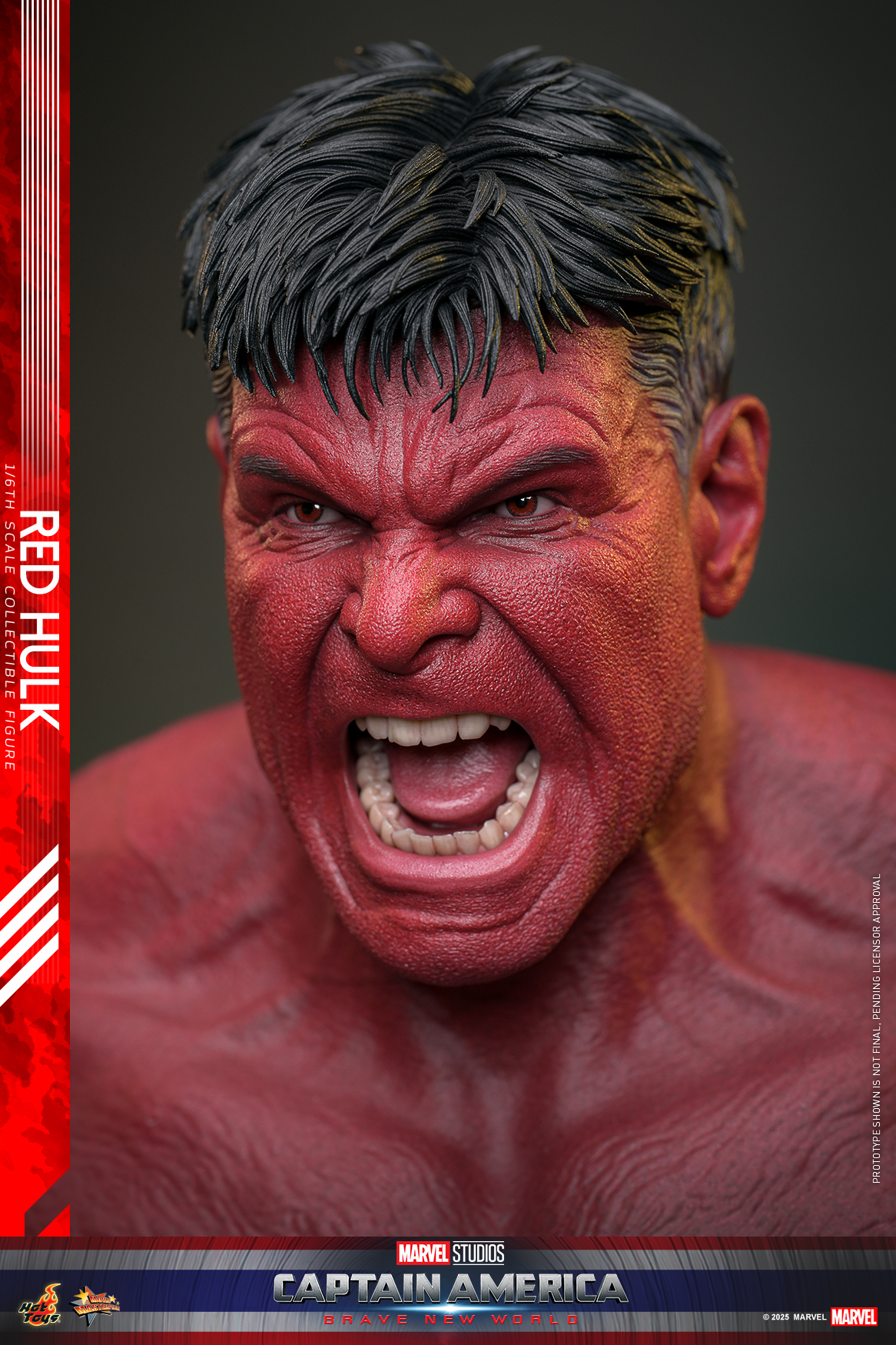 Hot Toys MMS797 Captain America: Brave New World - Red Hulk