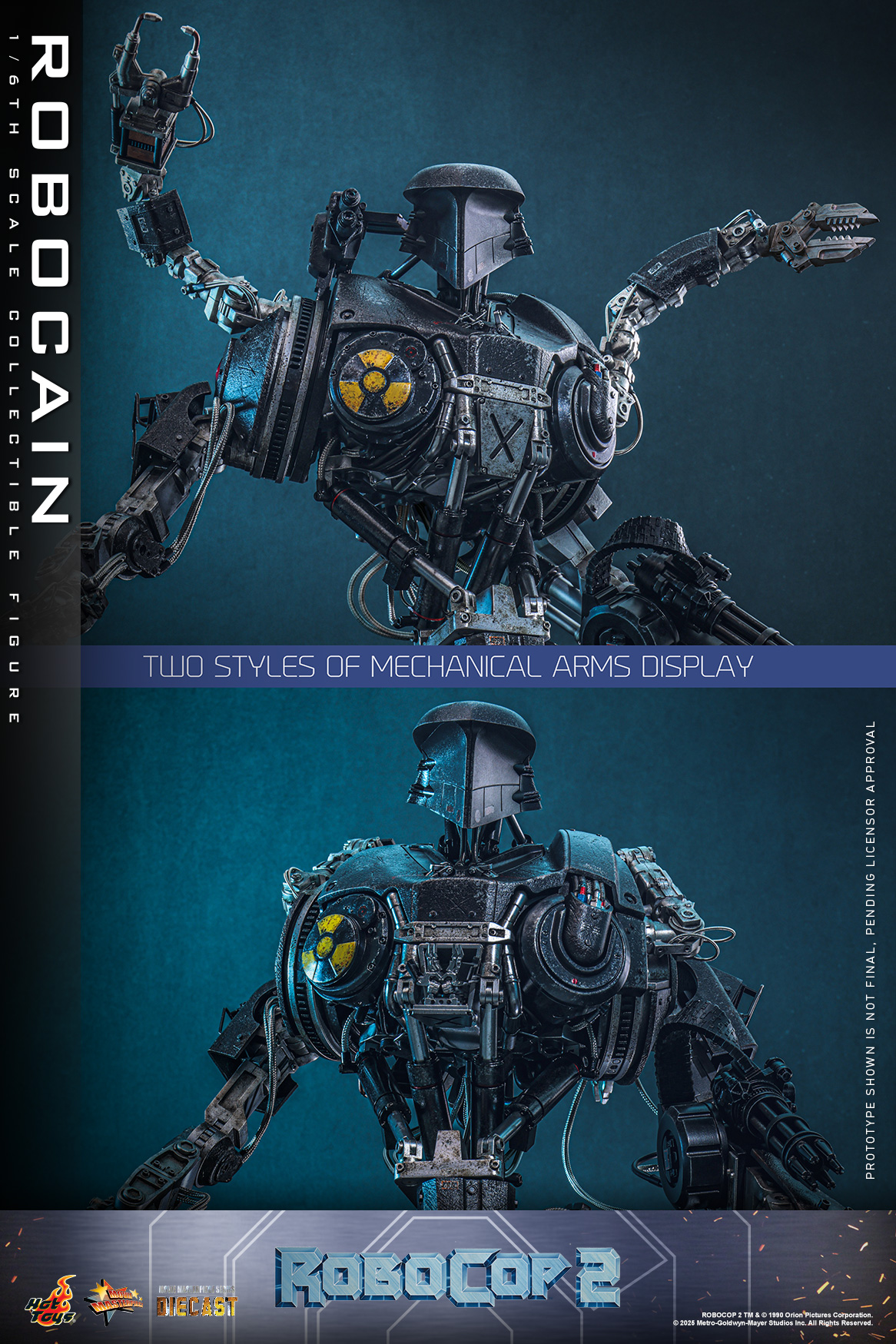 Hot Toys MMS828D75 RoboCop 2 - RoboCain