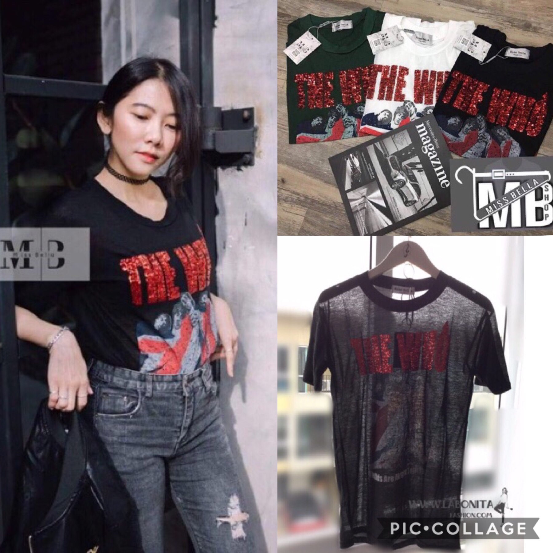 เสื้อร็อคผู้หญิง เสื้อยืดวงร็อคผ้าบางเฉียบทะลุทะลวงถึงใจไหมคะ??