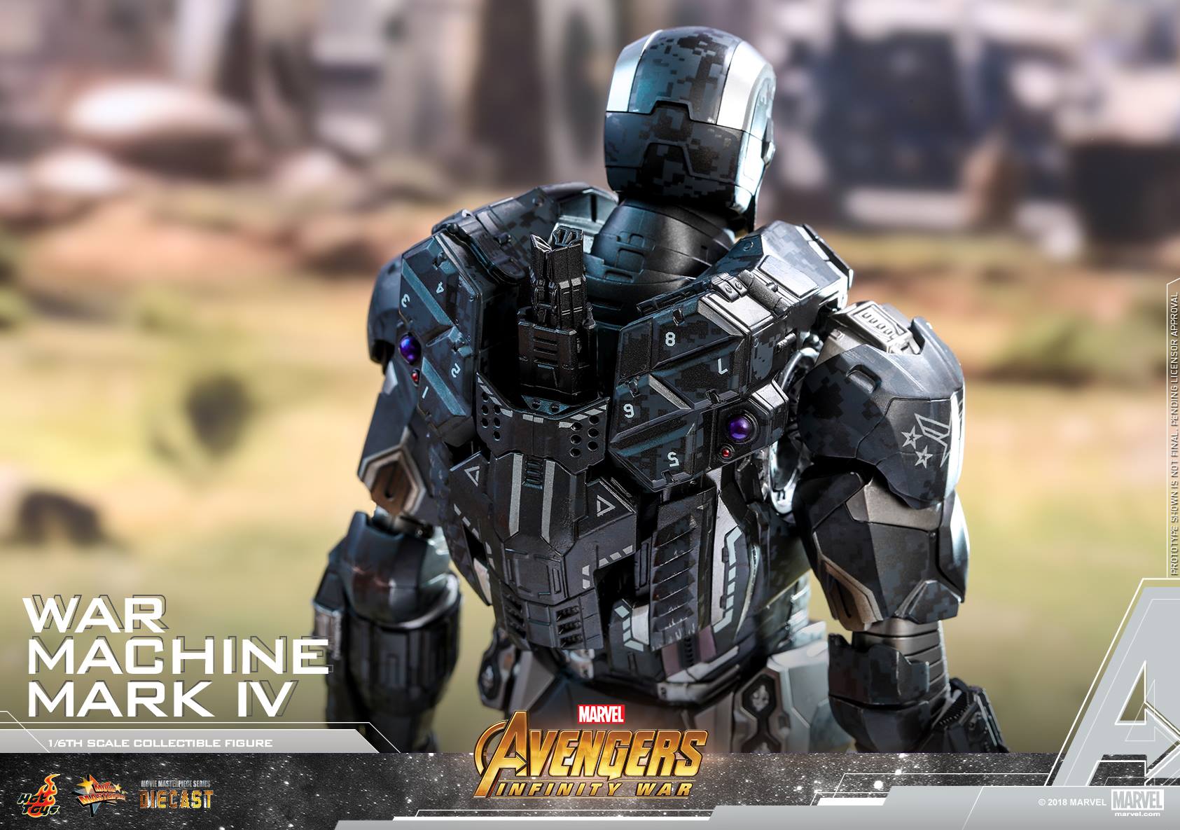 Hot Toys MMS499D26 AVENGERS: INFINITY WAR - WAR MACHINE MARK IV