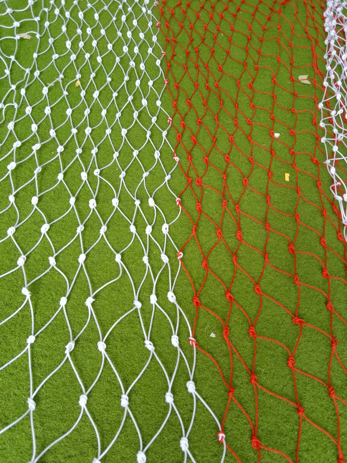 โกลฟุตบอล ประตูฟุตบอล GOAL FOOTBALL รับทำตามขนาด ถักสลับสีได้