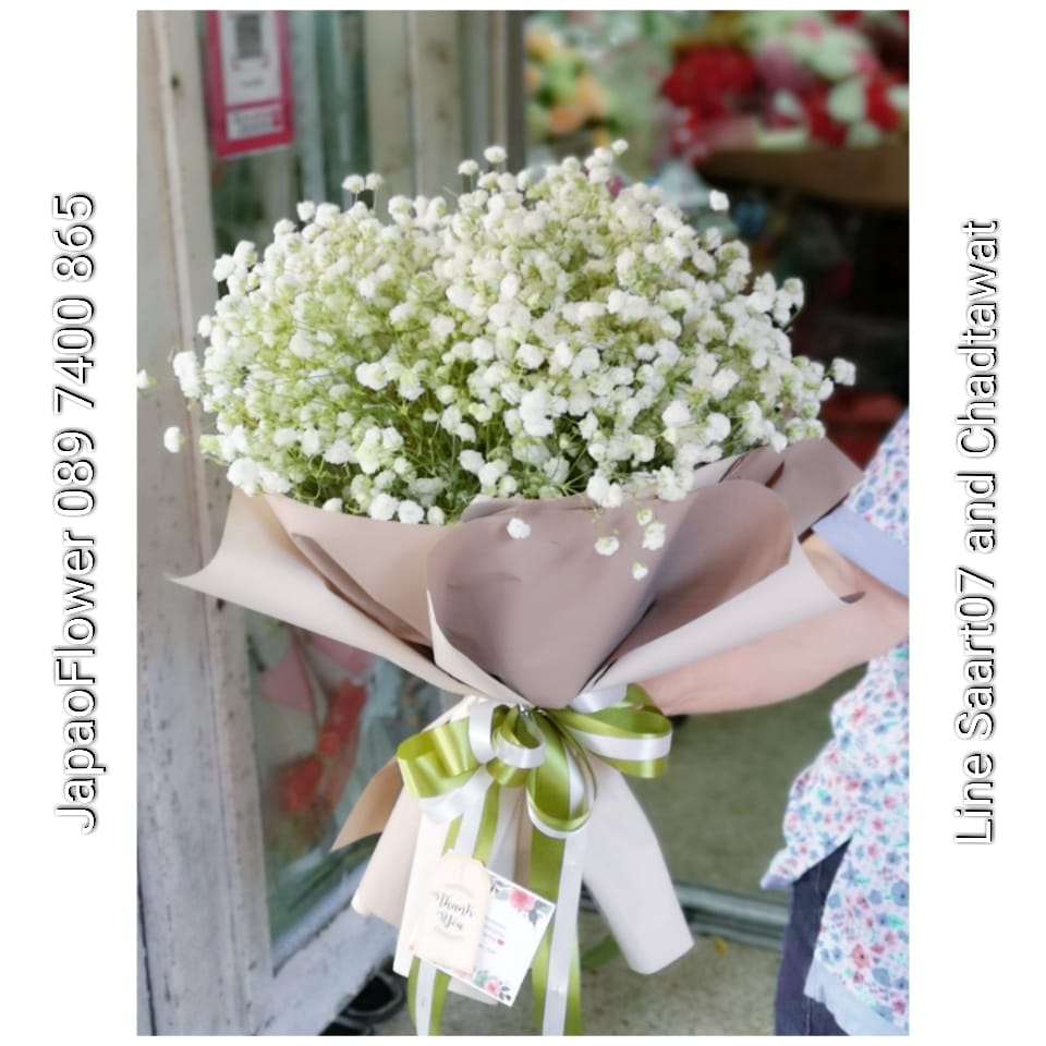 ช่อดอกยิปโซ ดอกไม้แห้งอยู่ได้นาน