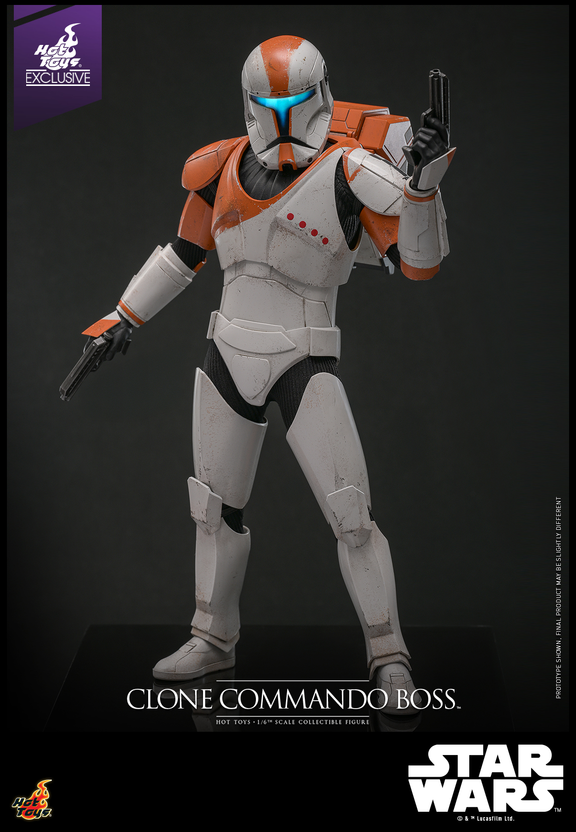 Hot Toys TMS151 Star Wars: The Clone Wars - Clone Commando Boss [Hot Toys Exclusive]