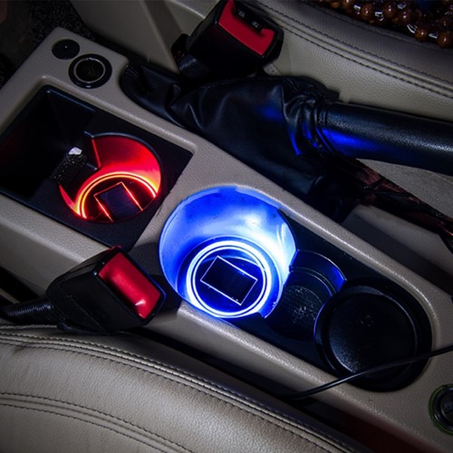 ที่วางแก้วในรถมีไฟ Led