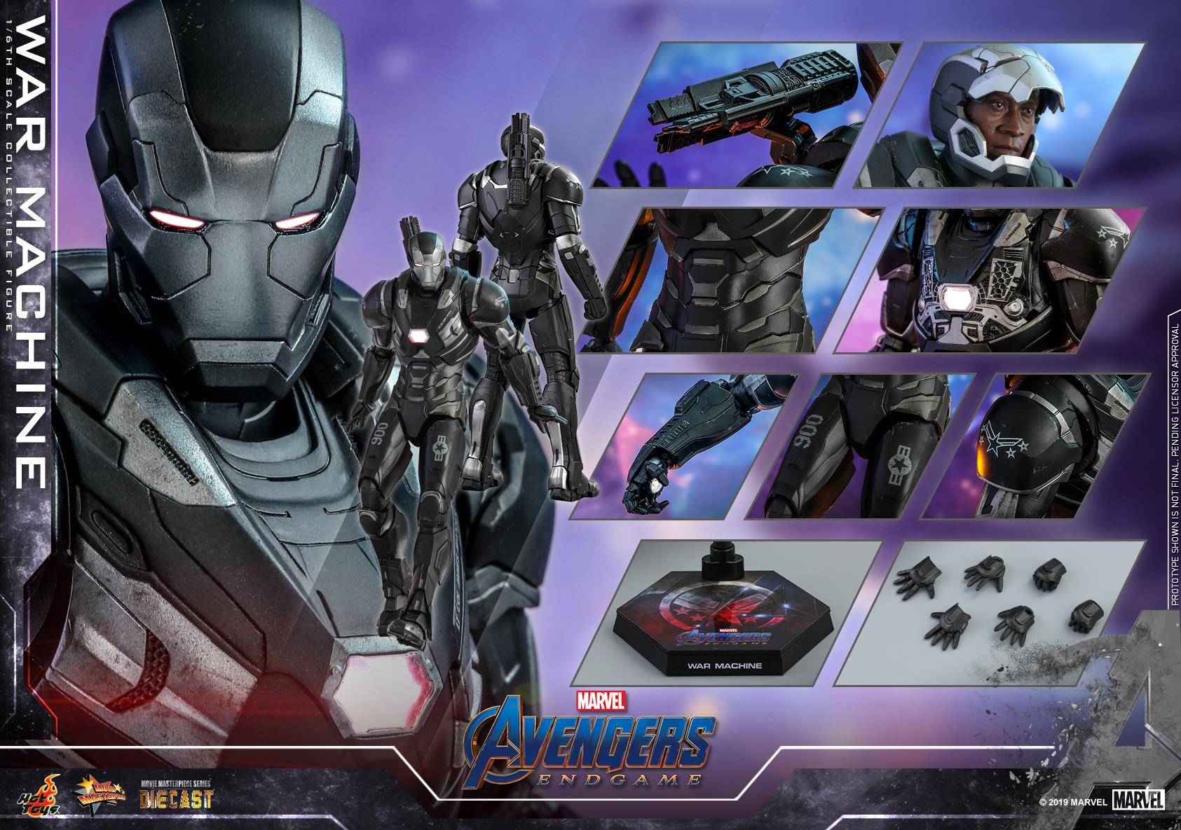Hot Toys MMS530D31 Avengers: Endgame - War Machine