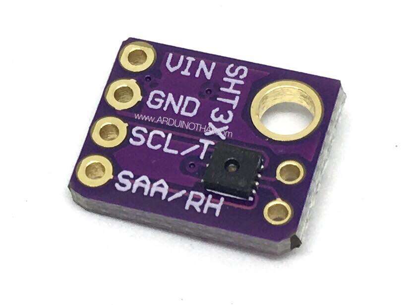GY-SHT31-D Temperature and Humidity Sensor Module เซนเซอร์ความชื้นและอุณหภูมิแบบ I2C สต็อกไทยส่งไว