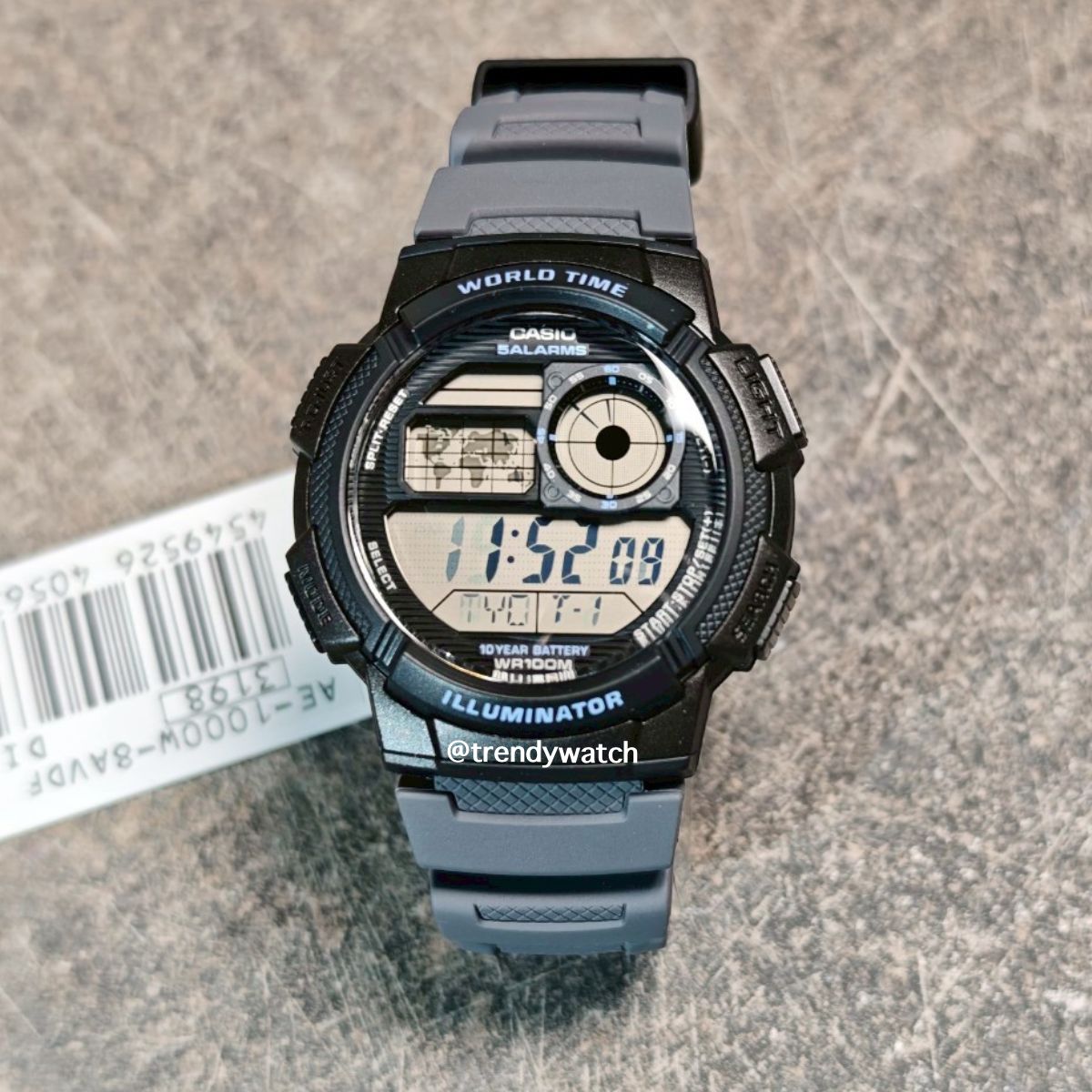 CASIO นาฬิกาข้อมือ CASIO Digital รุ่น AE-1000W Sereis AE-1000W-5A AE-1000W-8A