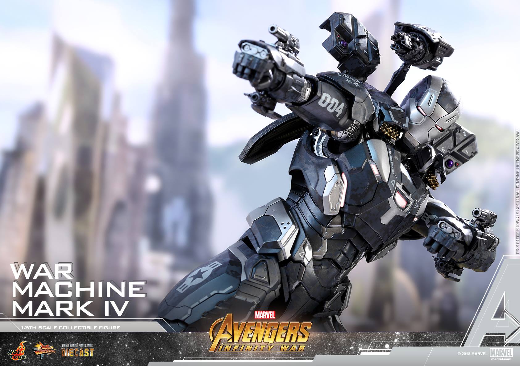 Hot Toys MMS499D26 AVENGERS: INFINITY WAR - WAR MACHINE MARK IV