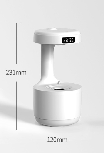 OT177 เครื่องทำความชื้น เครื่องพ่นไอน้ำอโรม่า หยดน้ำต้านแรงโน้มถ่วง