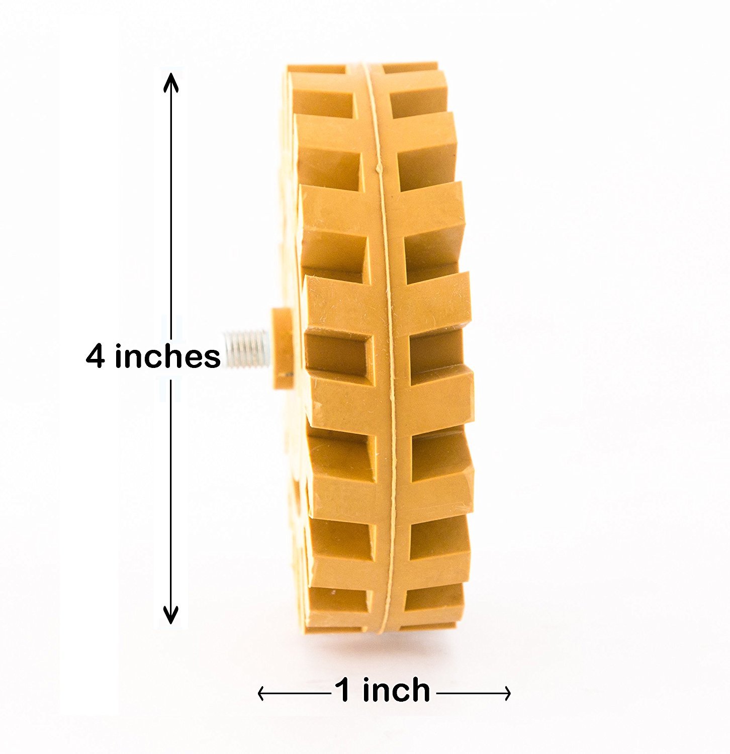 DG21 ฟองน้ำ ลบคราบสติ๊กเกอ กาวจากฟิล์ม ยางมะตอย ใส่กับสว่าน ขนาด 4 นิ้ว สินค้า USA