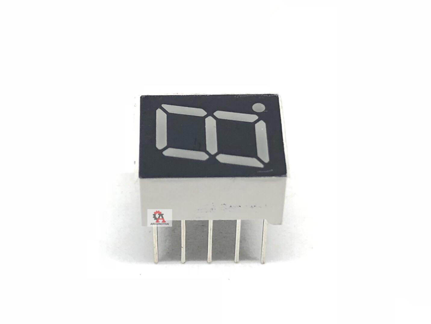 7 Segment 0.39" Display 1-Bit Common Cathode