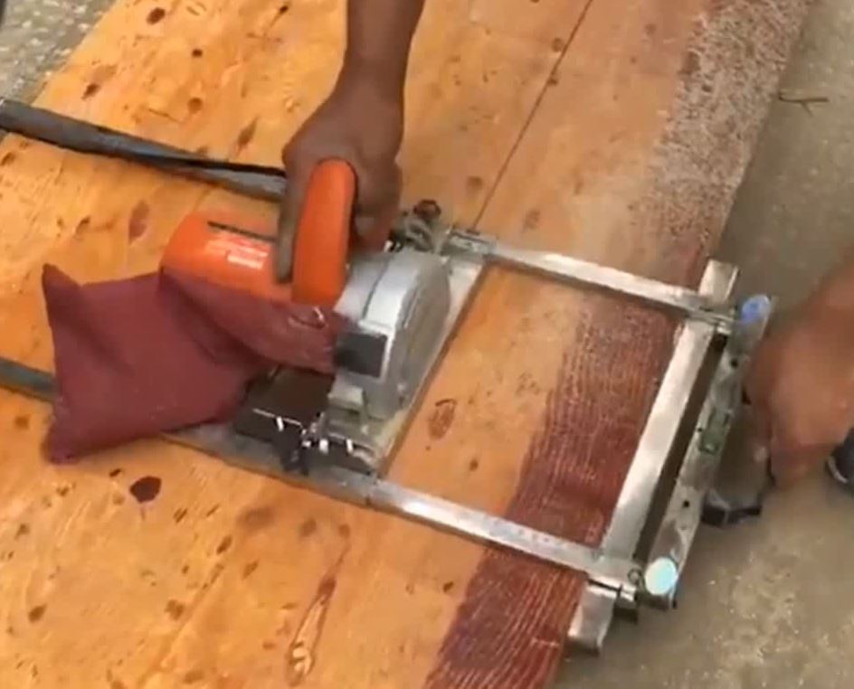 G29 ชุดรางเลื่อยวงเดือน สำหรับเลื่อยวงเดือน 4-5 นิ้ว / ทริมเมอร์ / สำหรับซอยไม้ ระยะตัด 70cm***ไม่รวมเครื่อง