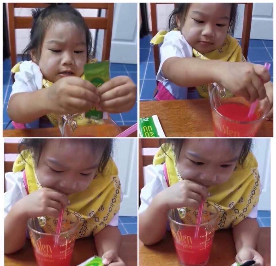 เด็กชอบมาก เพราะ รสชาติหอม อร่อย ชงทานเองได้ค่ะ